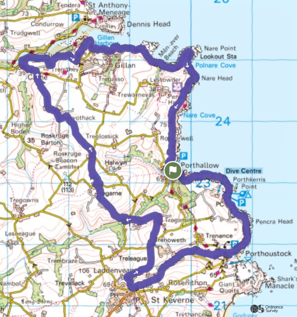 The route